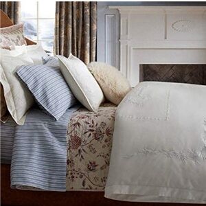 Ralph Lauren KING Hillsboro Islesboro Duvet Cover+2King shams MSRP $1000. New